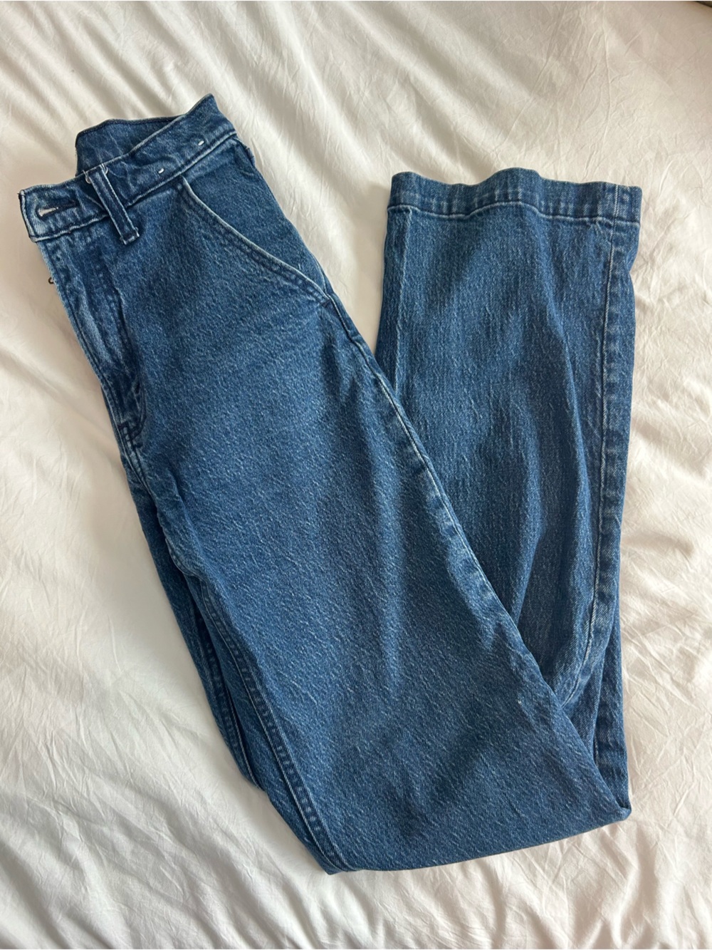 Abercrombie High Rise 90s Relaxed Jean Dark Wash